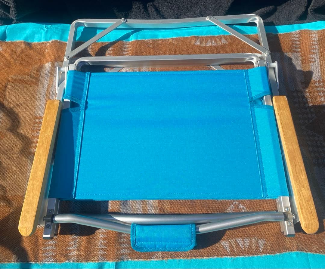 Coleman　コールマン　コンパクトフォールディングチェア　希少　スカイカラー