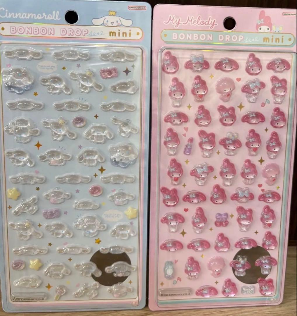 ★サンリオ★ボンボンドロップシールミニ　8種！コンプリート