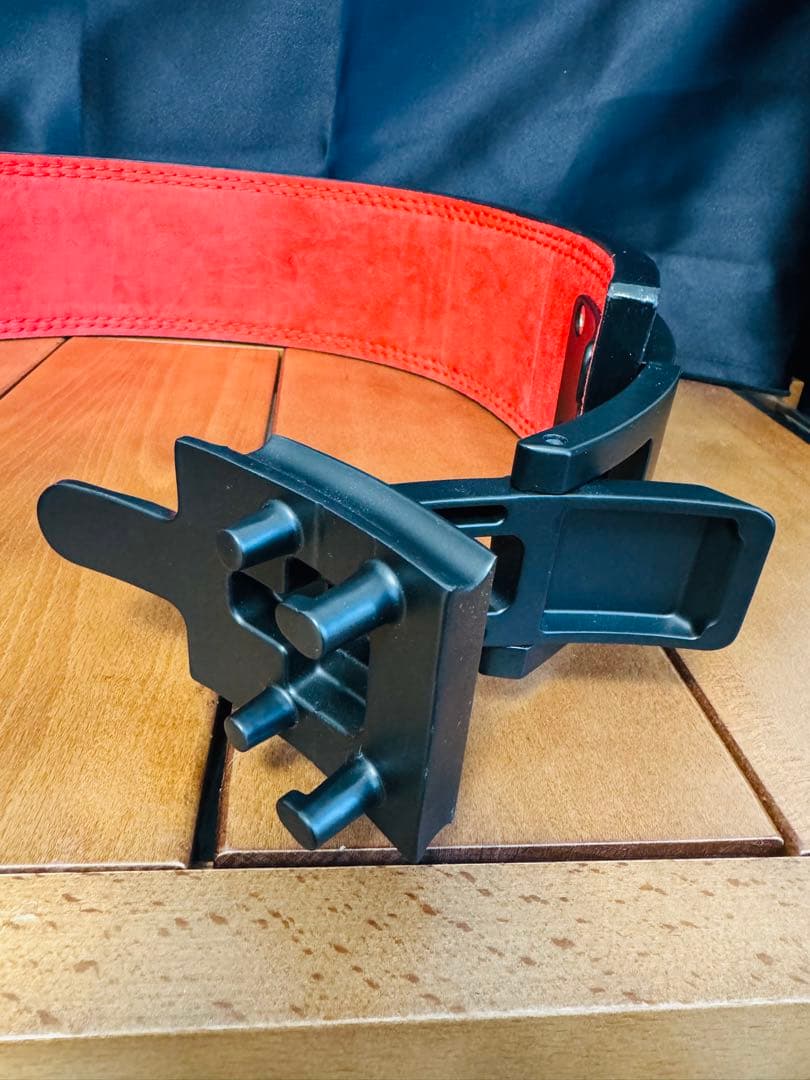 筋トレ パワーベルト レバーアクション式 高重量 本革 14mm厚 Mサイズ