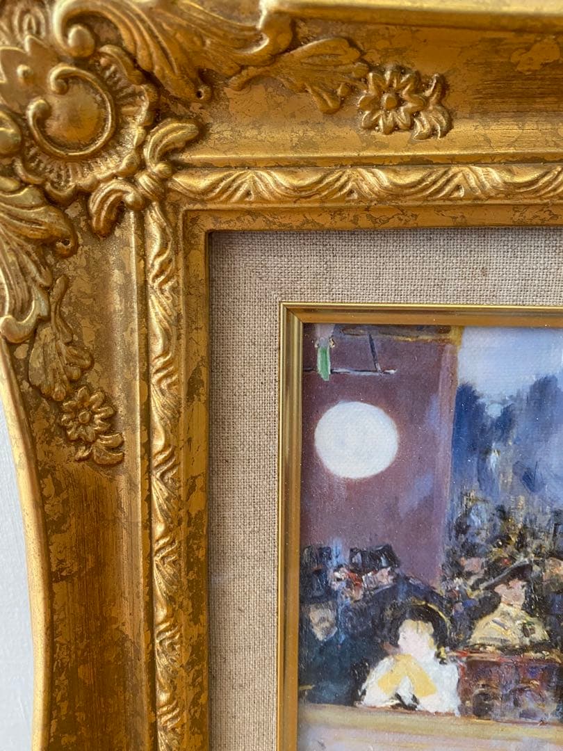 フォリーベルジュールのバー　マネ　複製画　油彩