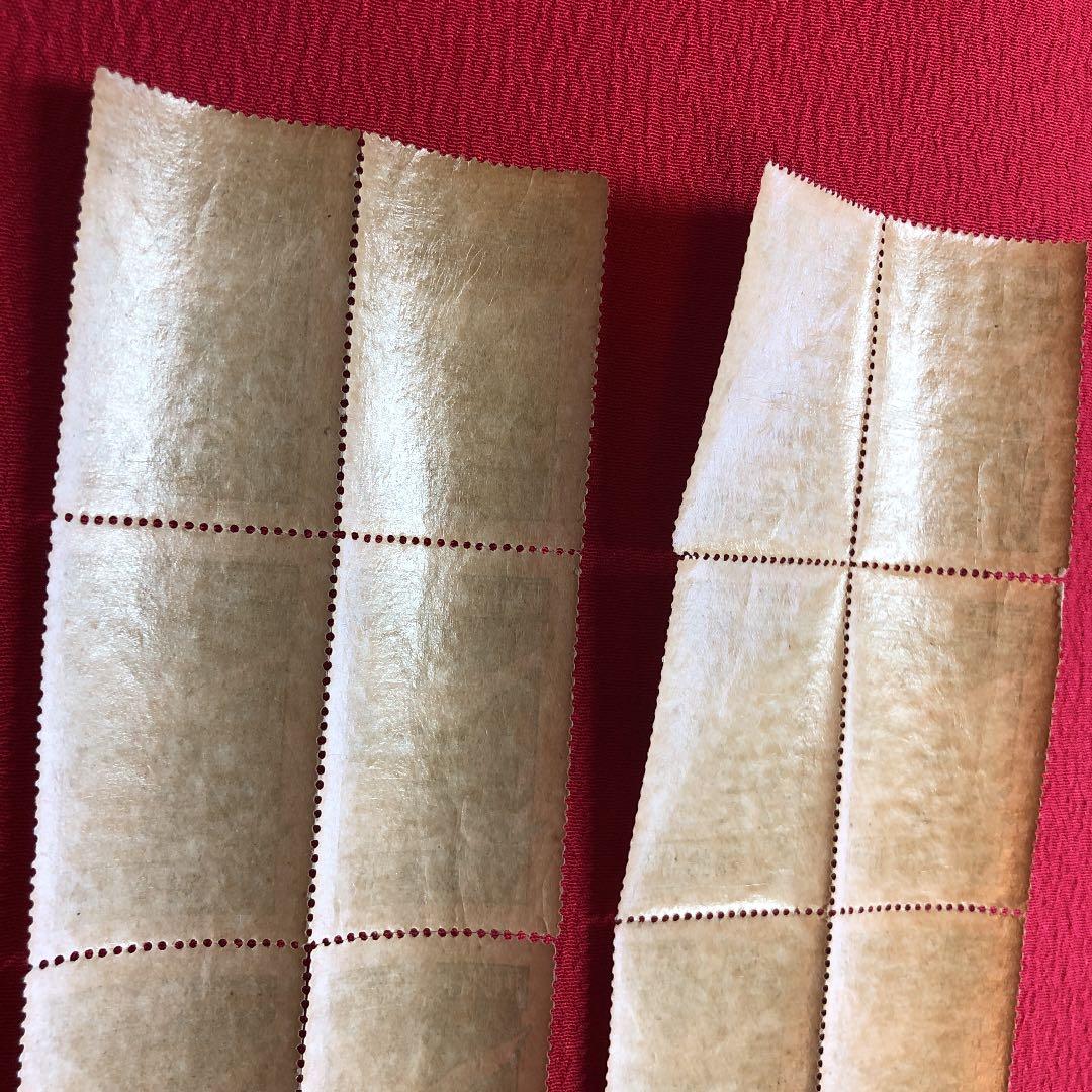 カタログ価６万円！裏糊ツヤピカ！大正８年第一次世界大戦終結記念切手２種各６枚B