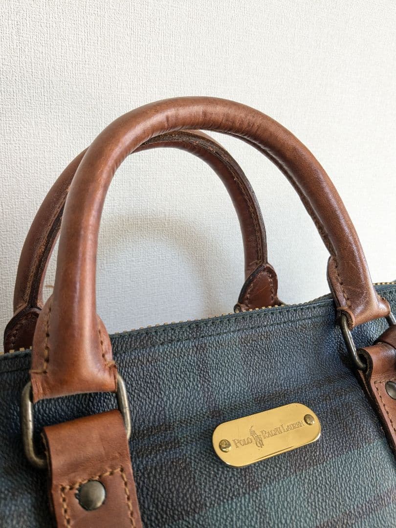 POLO RALPH LAUREN ラルフローレン ボストンバッグ チェック