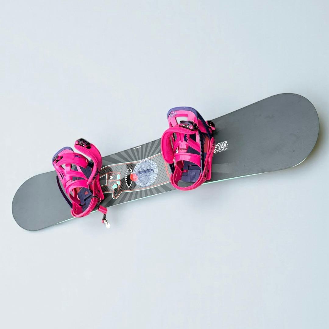 Stepchild スノーボードBURTON Customバインディング ピンク