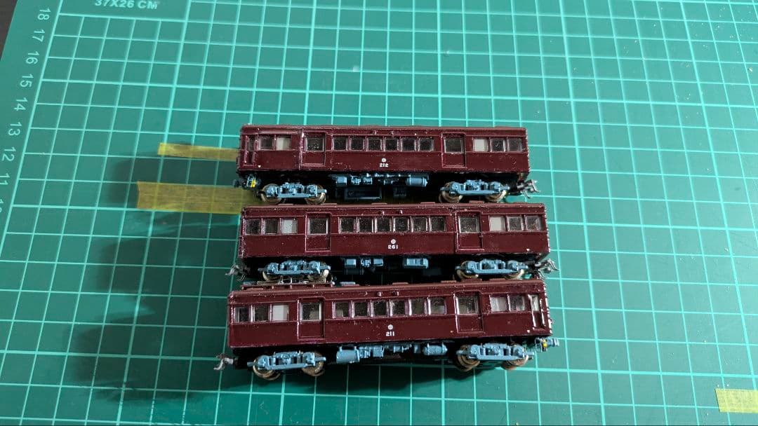 よ*ん様 京阪神急行 210系 鉄道コレクション広島電鉄1080形改造品