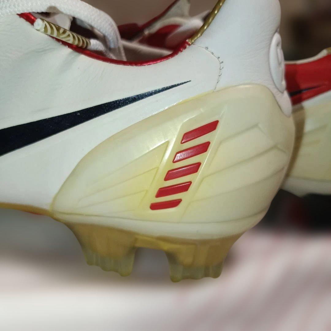 Nike サッカーシューズ 25.5cm ホワイト/レッド