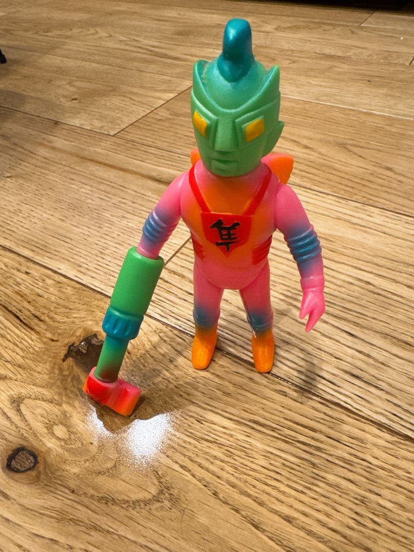 レア❤︎ソフト焼き玩具 隼 掃除機入り/黄緑マスク/ピンクボディ 2期