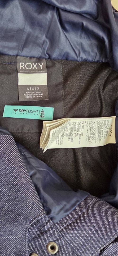 ROXY スノボウェア　デニム調色　Lサイズ　☆美品☆