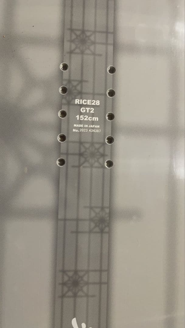 新品■米二十八　RICE28 GT2 152　スノーボード