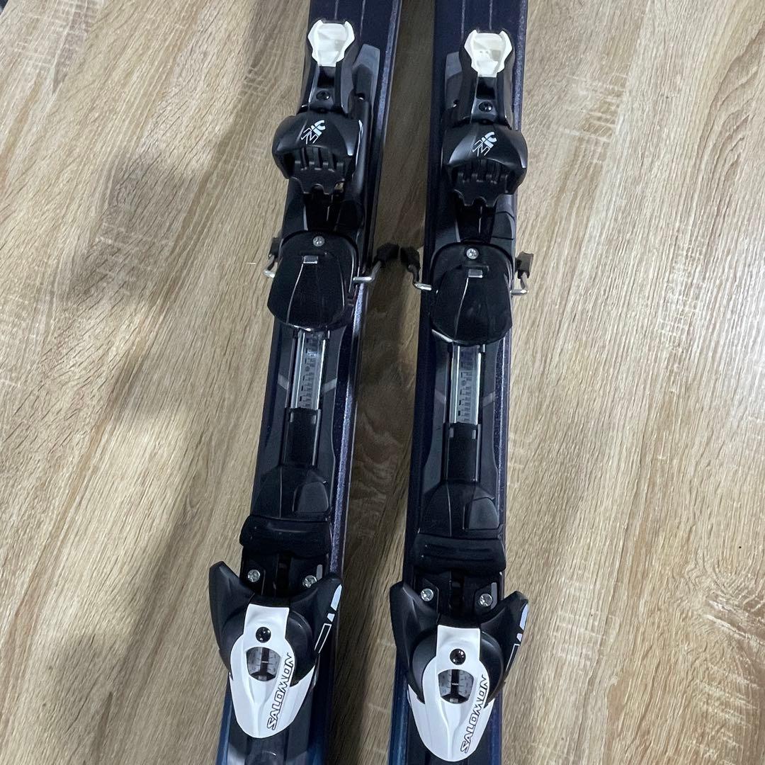 【極美品】SALOMON（サロモン）170cmスキー板 125cmストックセット