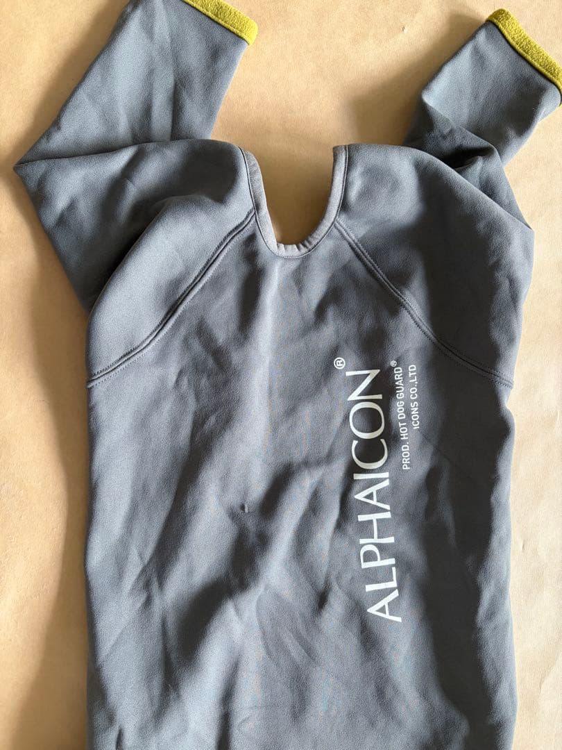 ALPHAICON アルファアイコン3L グレー/イエロー HOTDOGGARD