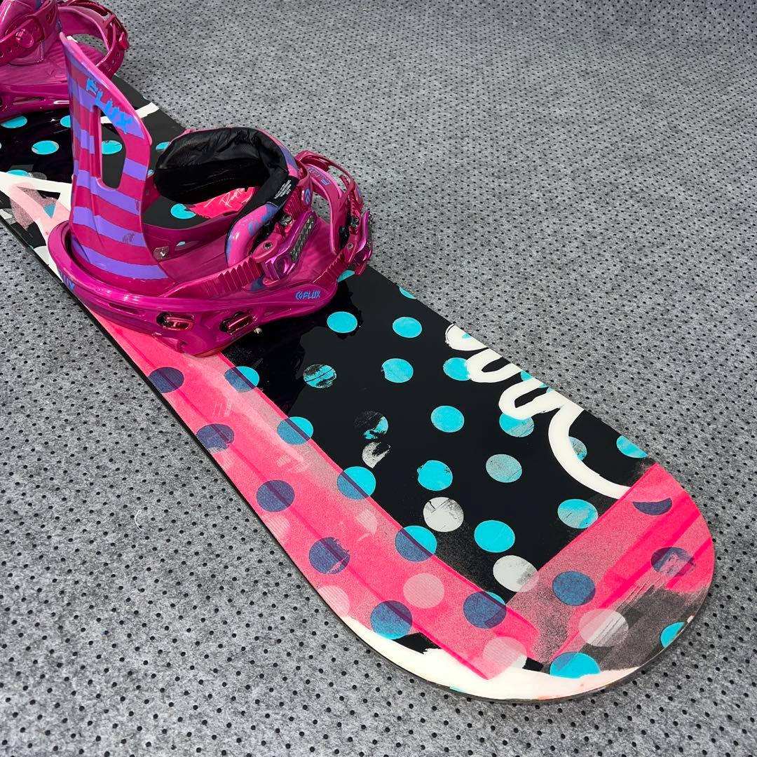 7-8回使用138cm RIDE RAPTURE×FLUX GU15 XSサイズ