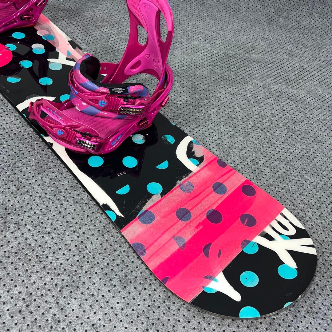 7-8回使用138cm RIDE RAPTURE×FLUX GU15 XSサイズ