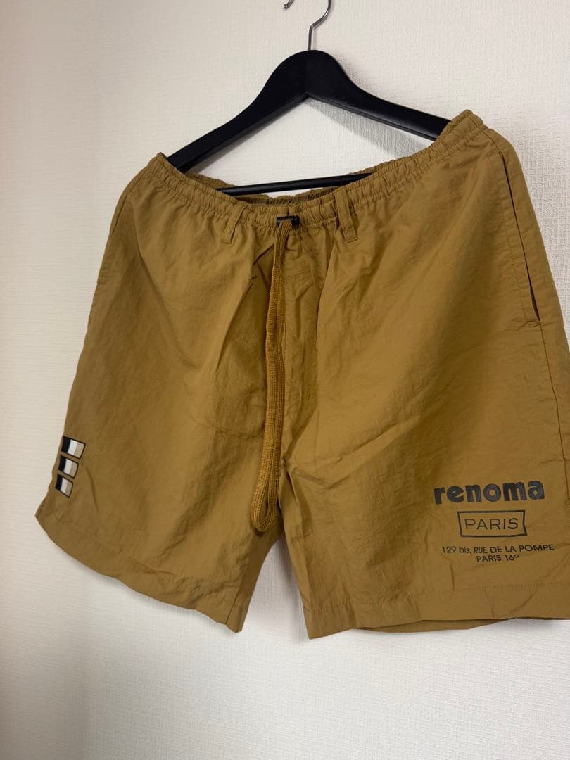 renoma golf ベージュ ショートパンツ