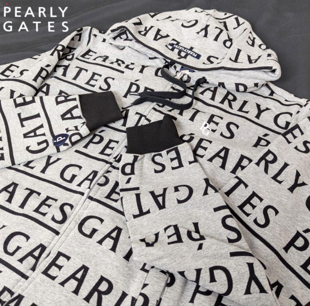 ★新品正規品 パーリーゲイツ コットン裏毛 フルジップフーディジャケット5(L)