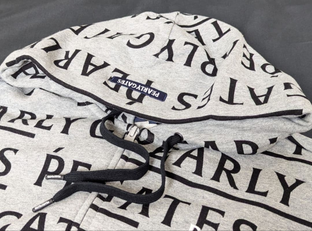 ★新品正規品 パーリーゲイツ コットン裏毛 フルジップフーディジャケット5(L)