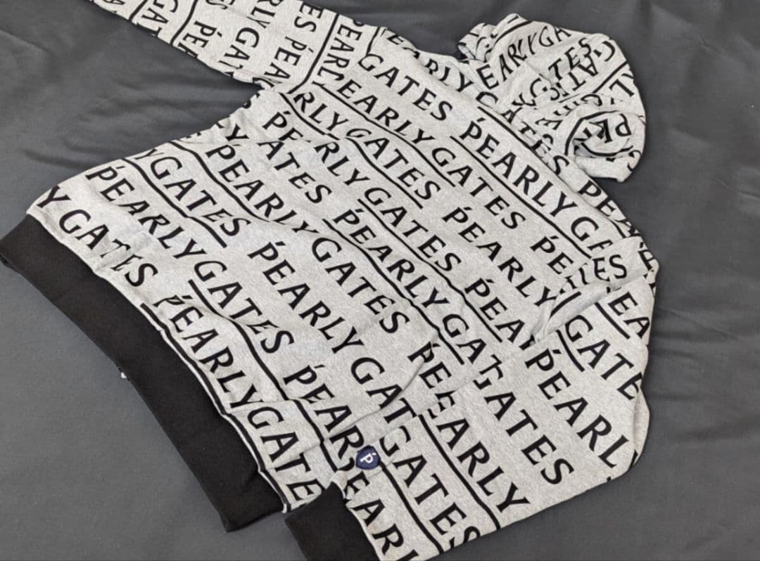 ★新品正規品 パーリーゲイツ コットン裏毛 フルジップフーディジャケット5(L)