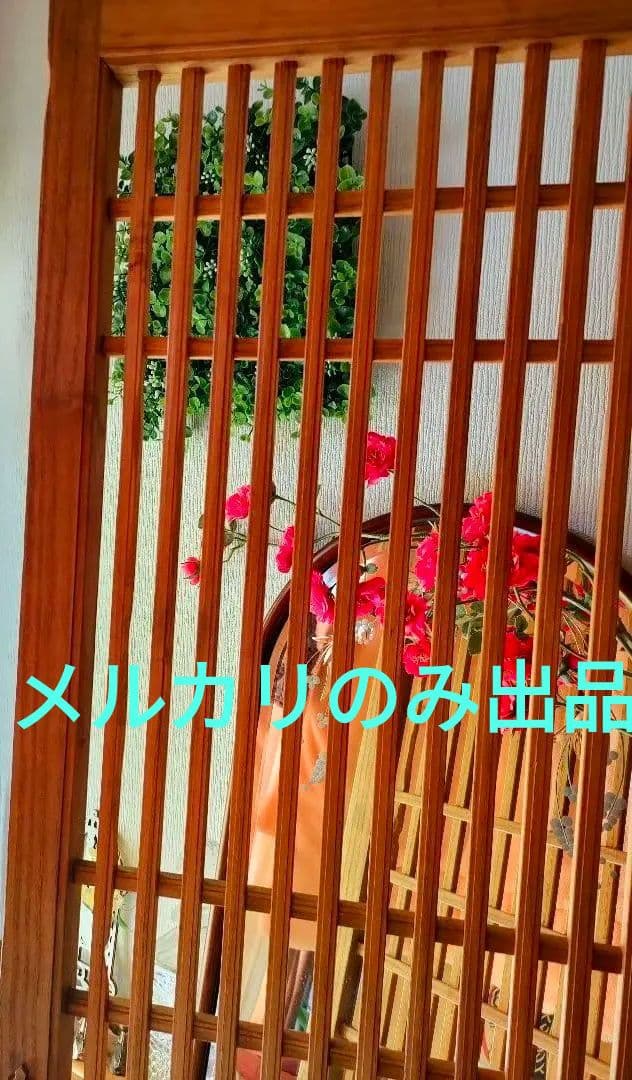 板戸レトロ、アンティーク、格子扉　ヤマトで発送不可と言われたので直接受け渡しのみ