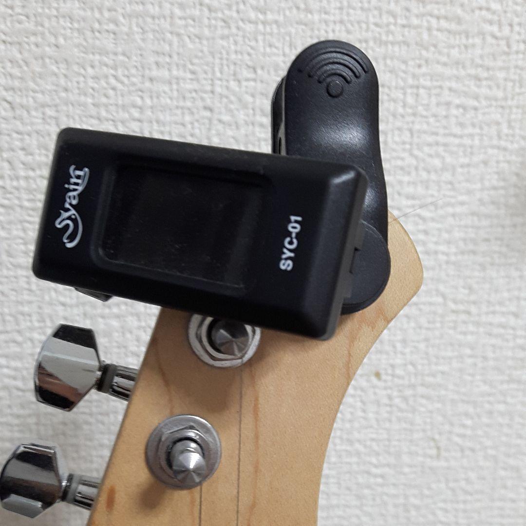 エレキギター　bacchus　バッカス　チューナー付き