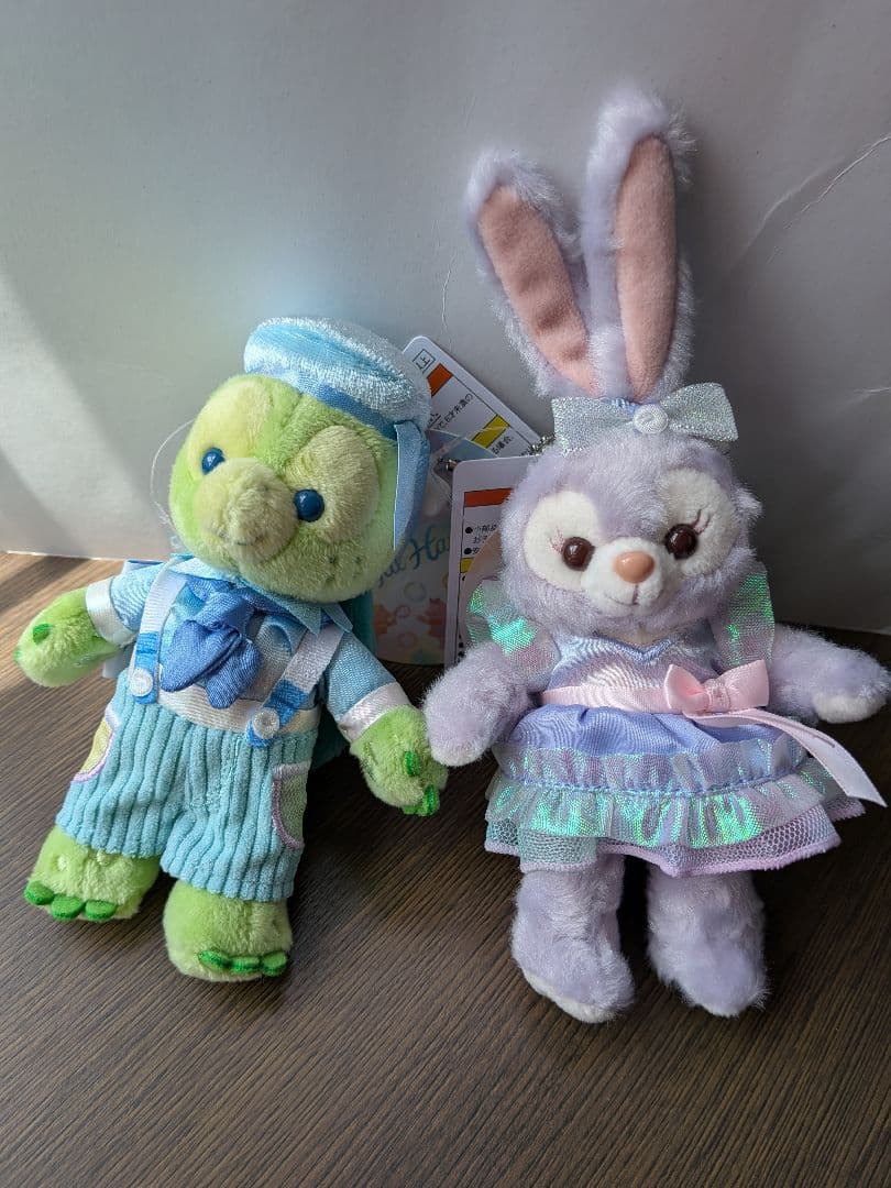 カラフルハピネス20周年 ダッフィー&フレンズ　 ぬいぐるみバッジ 7点セット