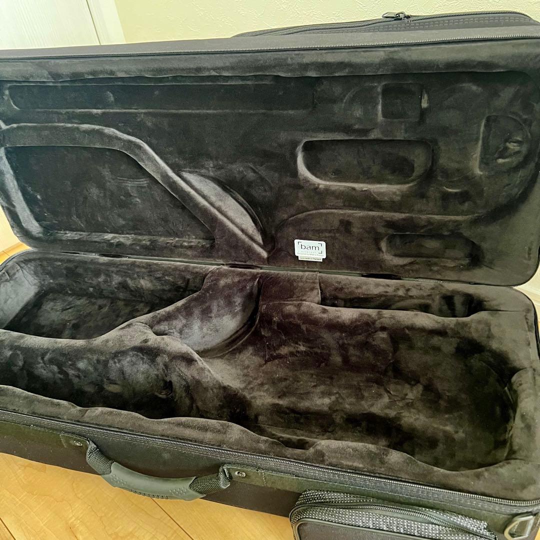 bam トレッキングケース テナーサックス用 ブラック