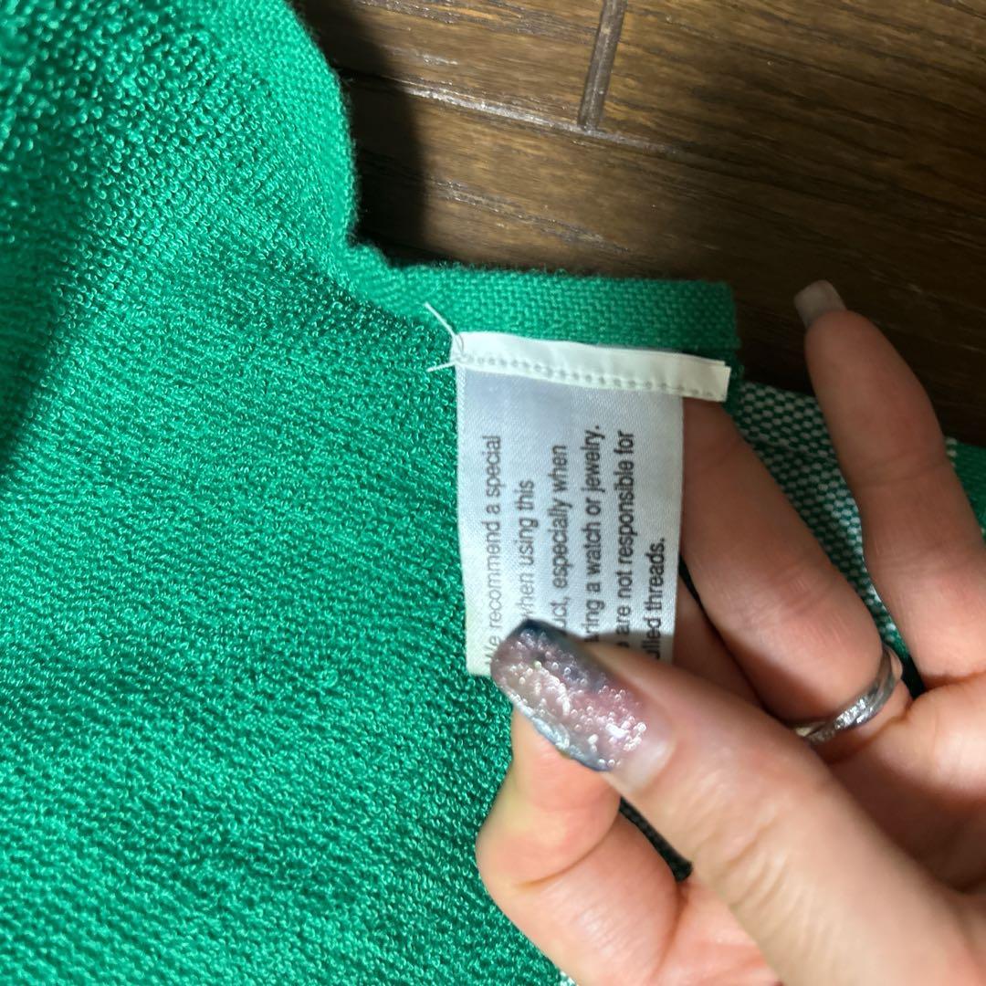 レア HERMES エルメス タオル グリーン バスタオル マット ビーチタオル