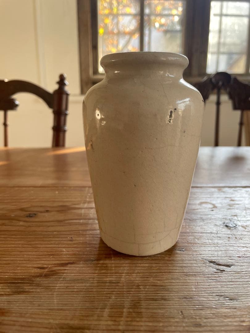 レア　イギリスアンティーク　CREAM ポット