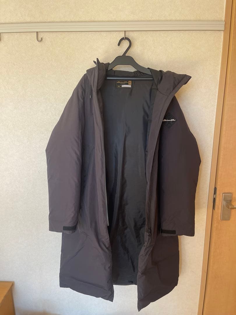 ミズノプロ ベンチコート ブラック Ｏサイズ