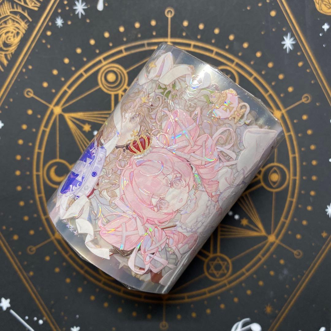 【K】海外　10m巻　貝殻光マスキングテープ　人物系/動物系