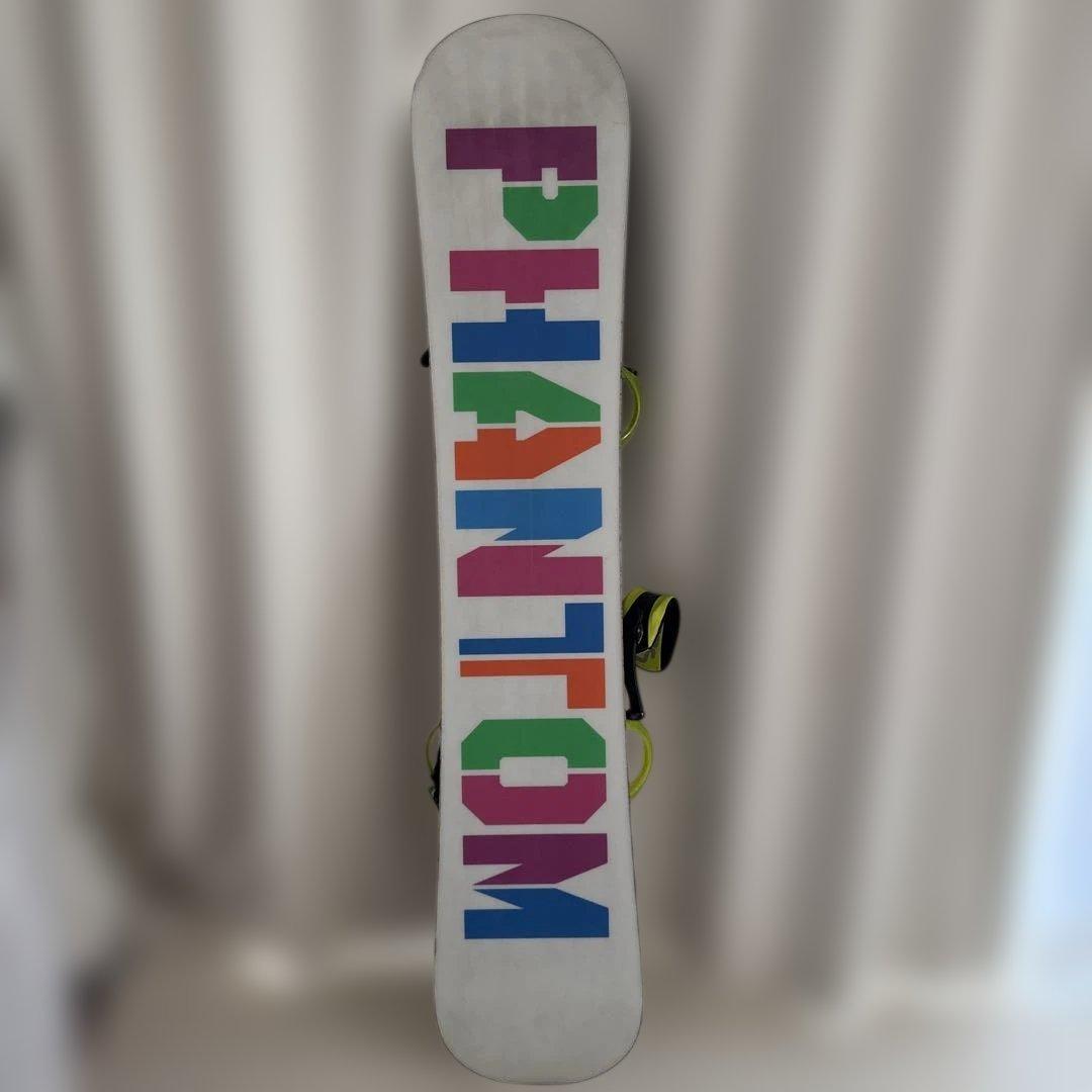 ケース付き　スノーボード板　ビンディング付き