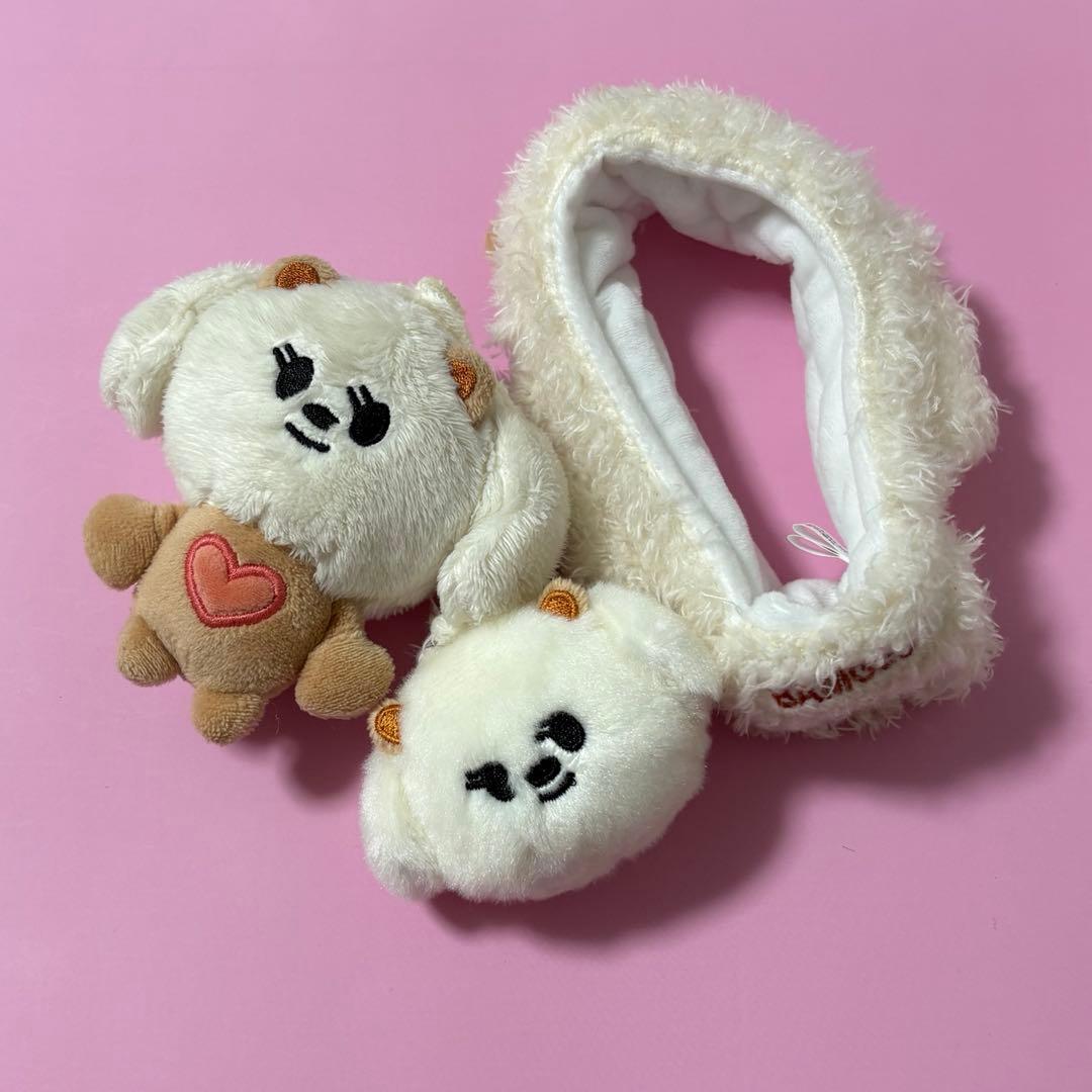 初期 バムグッ プルバトゥ キーリング ぬいぐるみ　フェイス　ペンライトカバー