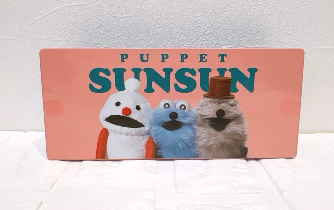 【新品未開封】パペットスンスン チョコ缶 ポーチ バレンタイン 5個 専用紙袋付