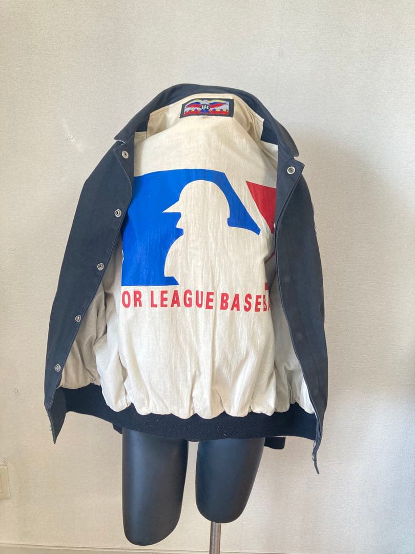 90s USA製 Jeff Hamilton MLBスタジャン S