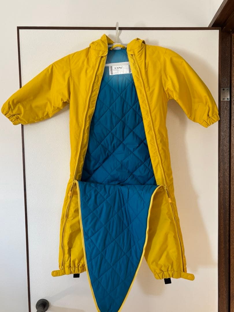 モンベル　ジャンプスーツ　イエロー スキーウェア サイズ90