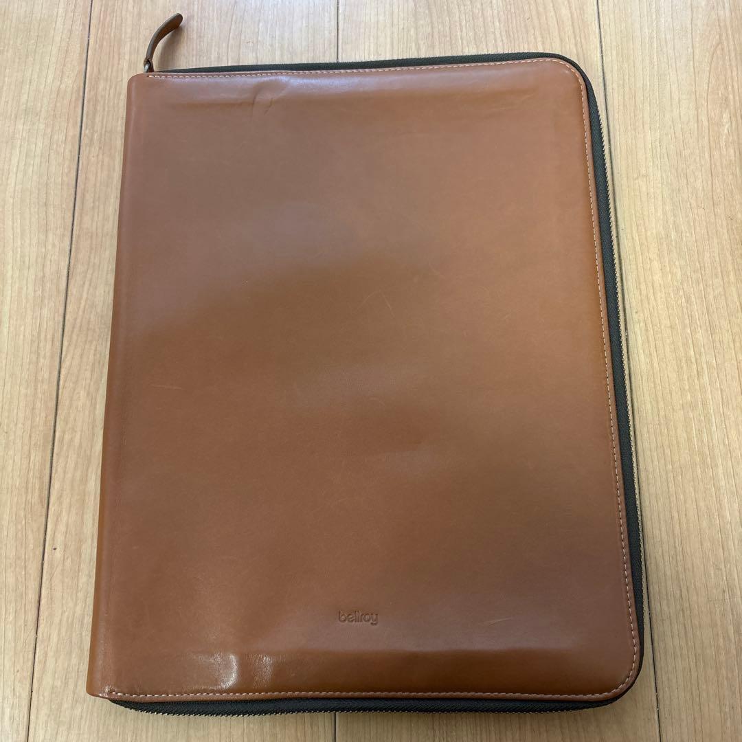 Bellroy フォリオ　キャラメル　A4