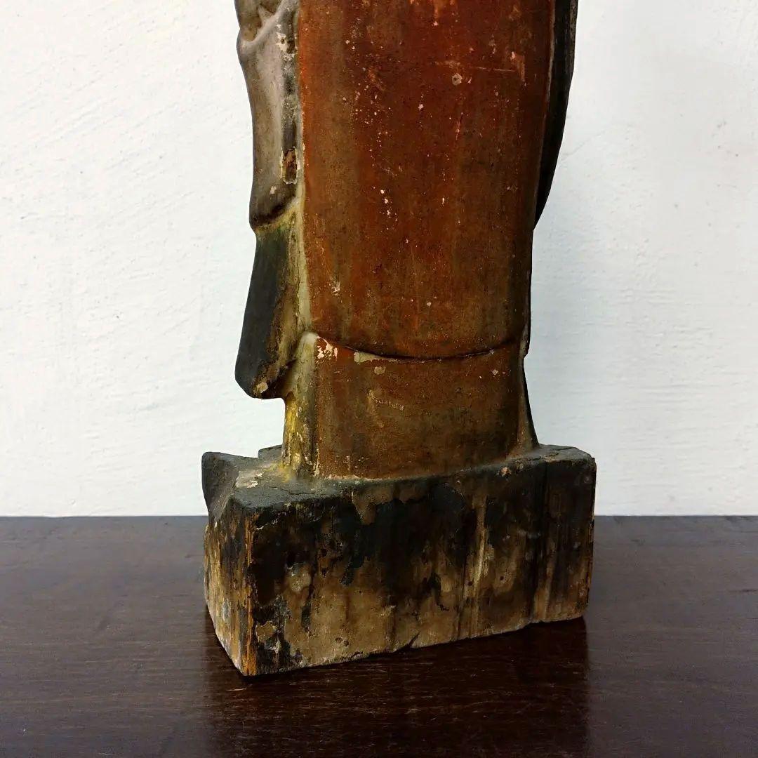 仏教美術  木彫  神像  仏像  時代  アンティーク