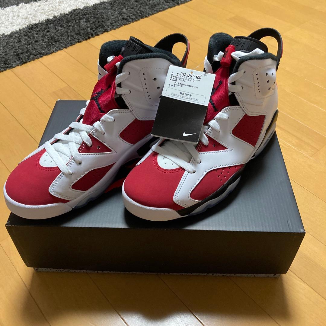 Nike Air Jordan 6 カーマイン　未使用タグ付き　エアジョーダン