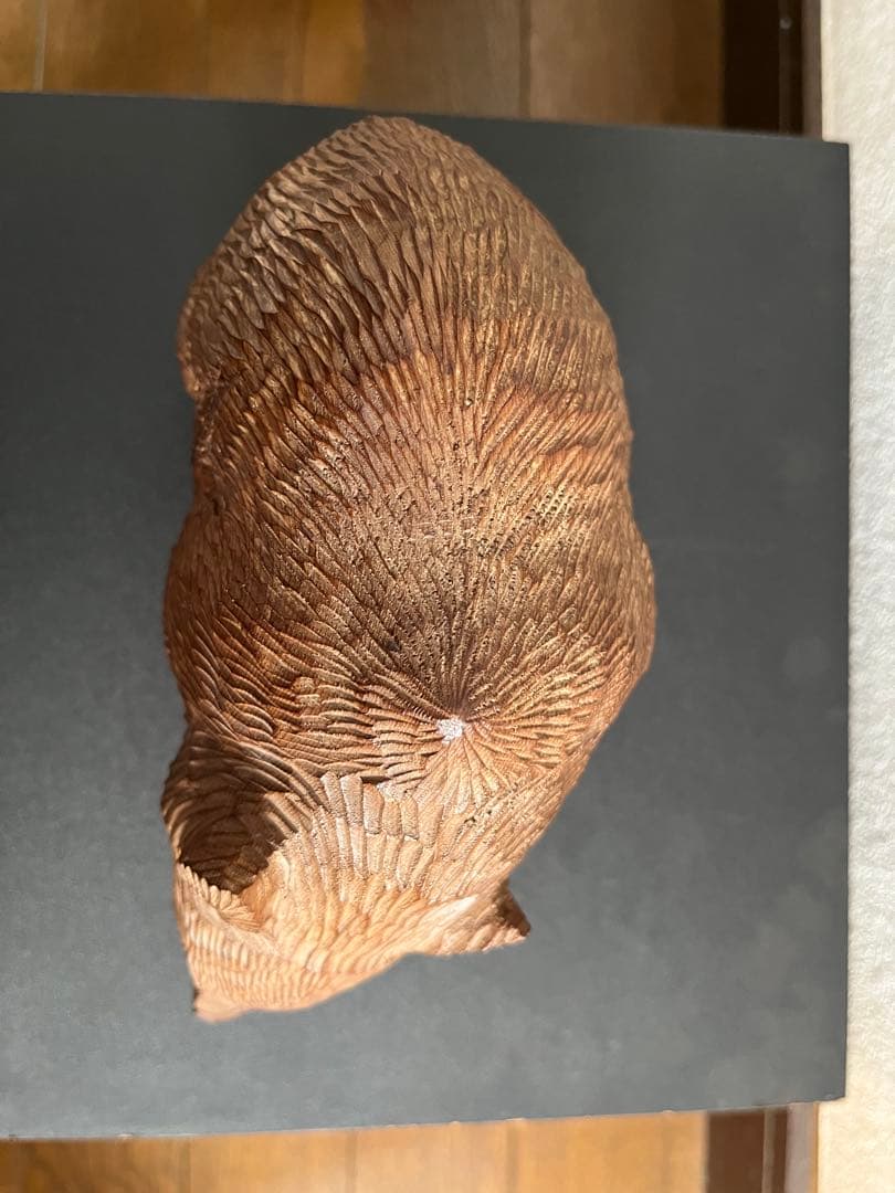 八雲町木彫り熊　木歩作　引間二郎　北海道民藝工芸品