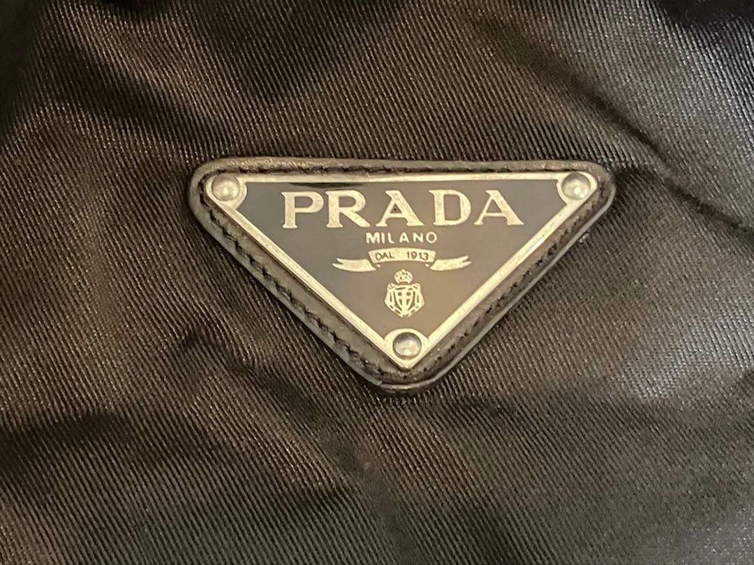プラダ PRADA ボストンバッグ イタリア製 三角ロゴ バッグ　大容量