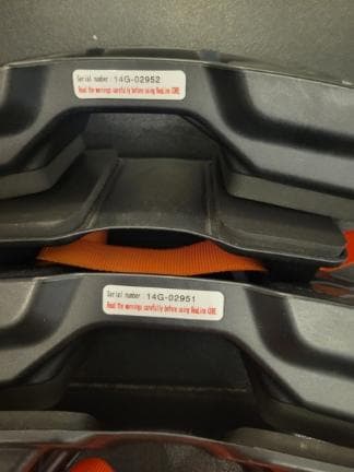 リアライン　コア①トレーニング・パワーベルト ブラック・オレンジ