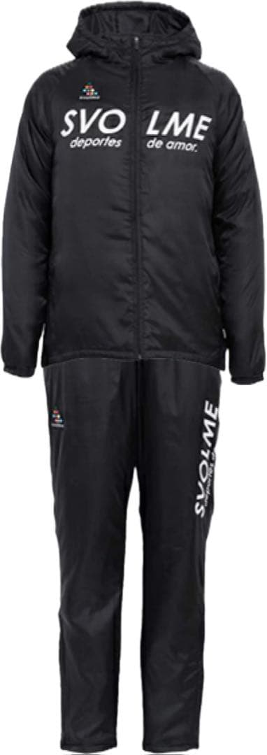 SVOLME 中綿ウォーマートップ&パンツ サッカー 中綿上下セット