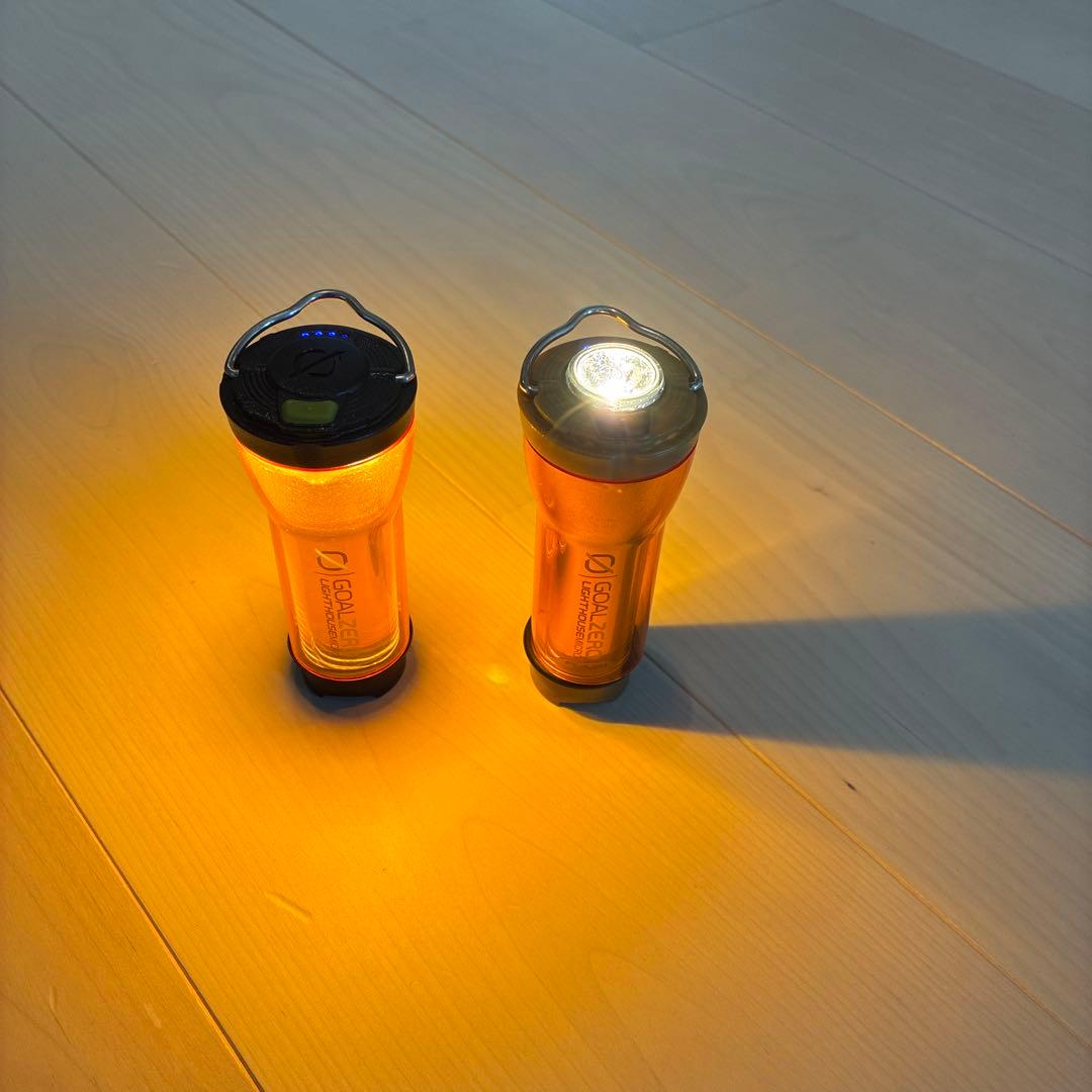 ゴールゼロ　本体2個セット　アンバーグローブ純正付き