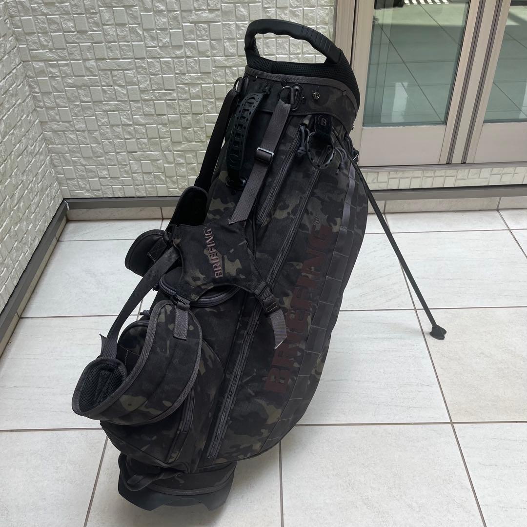 ブリーフィング　BRIEFING キャディバッグ　CR-4 ブラックカモ