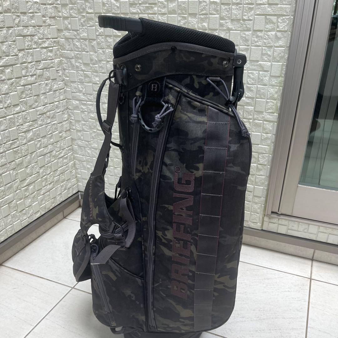 ブリーフィング　BRIEFING キャディバッグ　CR-4 ブラックカモ