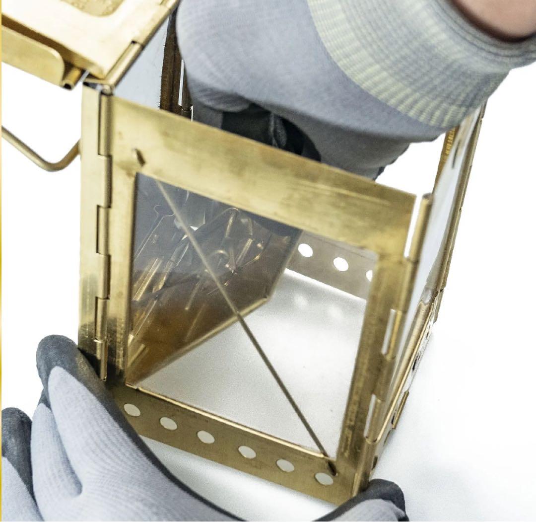 【新品未開封】ストーンブリッジ フォールディング キャンドルランタン 真鍮