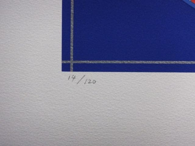 前田常作 直筆サイン『紫陽花の図』リトグラフ＆シルクスクリーン 0829M