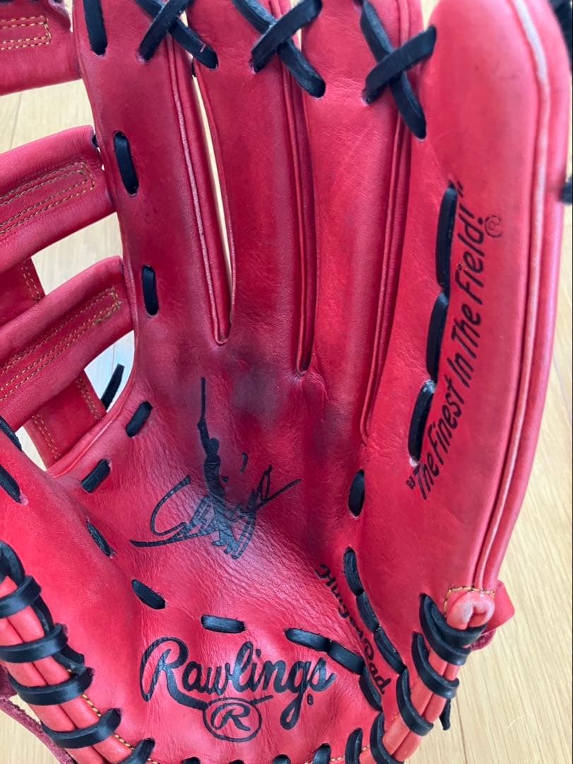 ローリングス　軟式　外野用グローブ　新庄モデル