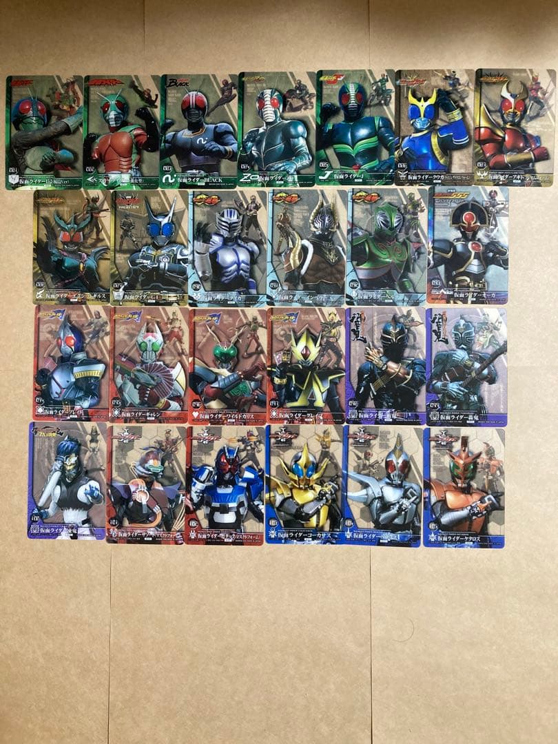仮面ライダー チョコウエハース1・2・3 カード 全109種コンプ