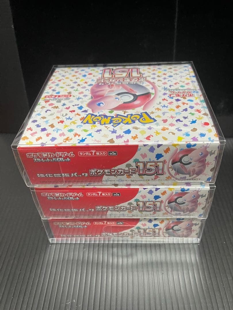 ポケモンカード151 3BOX 未開封シュリンク付き