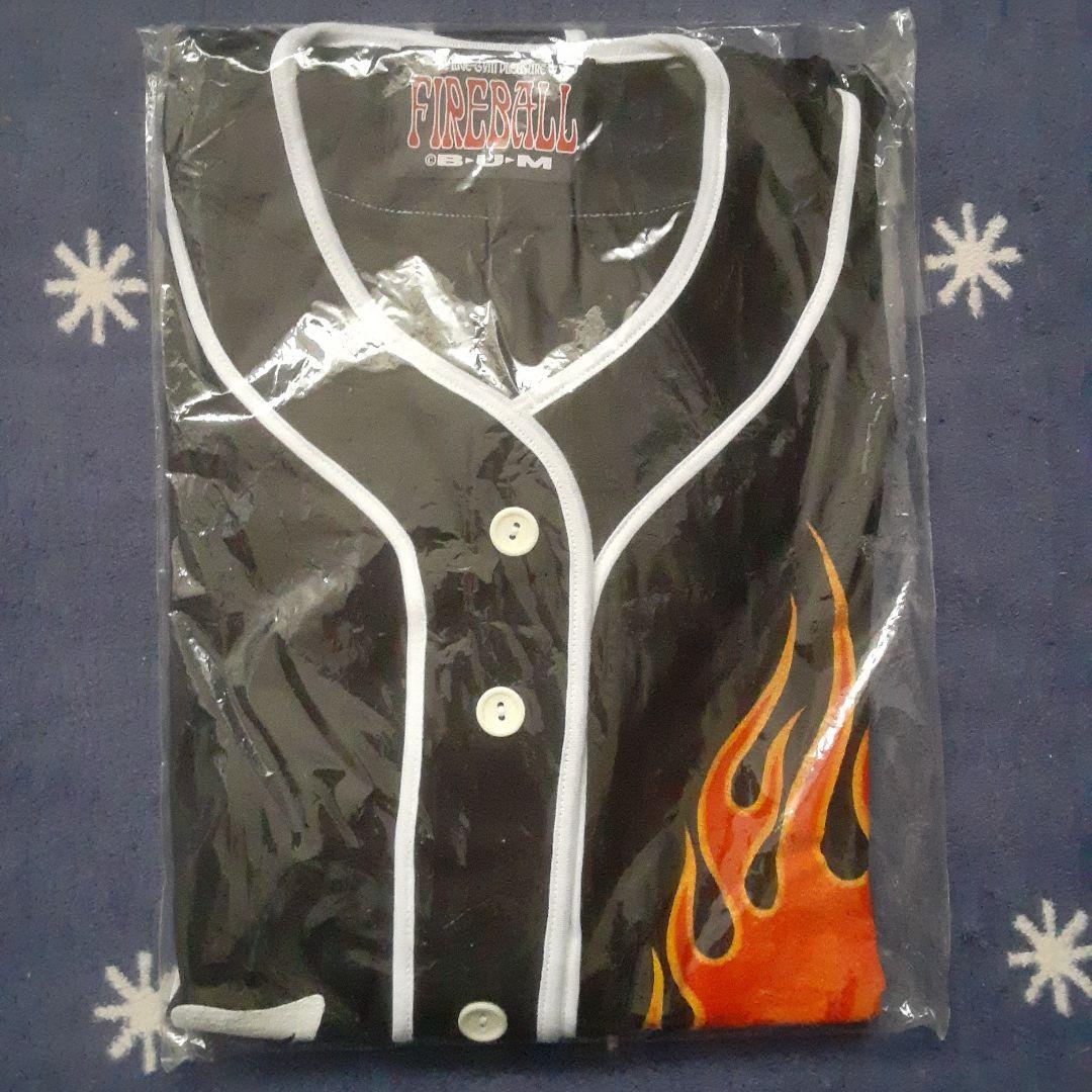 B'z FIREBALL ベースボールシャツ