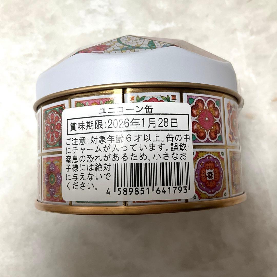 レア羽ペイント⭐︎特別限定　青山デカーボ　ユニコーン缶+パールチェーン